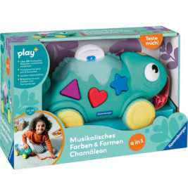 Ravensburger 4875 play+ Musikalisches Formen und Farben Chamäleon