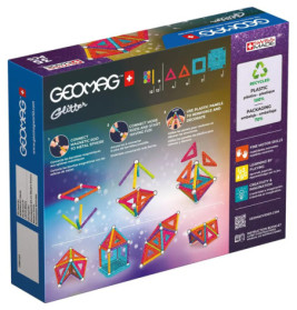 GEOMAG GLITTER RECYCLED - 35 TEILE