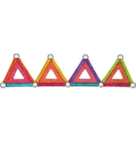 GEOMAG GLITTER RECYCLED - 35 TEILE
