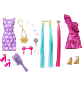 BRB Haarspiel Puppe mit Katzen-Outfit