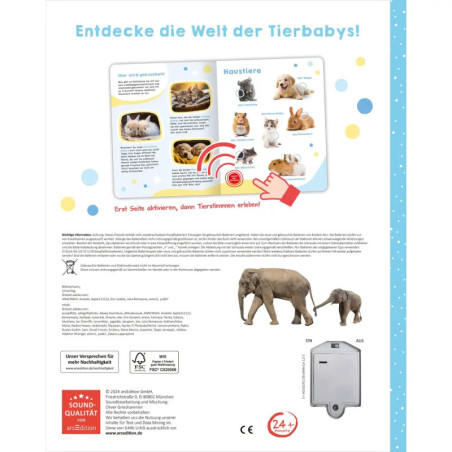 Mein großes Geräuschebuch – Tierbabys