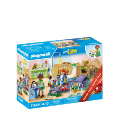 Playmobil My Life Set 71649 mit Figuren, Möbeln und Spielzeug für Kinder von 4 bis 10 Jahren.