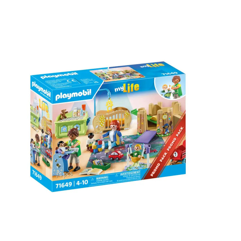 Playmobil My Life Set 71649 mit Figuren, Möbeln und Spielzeug für Kinder von 4 bis 10 Jahren.