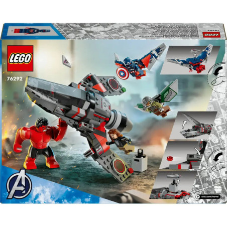 LEGO® Marvel Super Heroes™ 76292 Showdown zwischen Captain America und Red Hulk LEGO® Marvel Super Heroes™ 76292 Showdown zwischen Captain America und Red Hulk