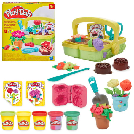 Blooming Flowers Play Doh