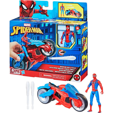 Web-Motorrad Spiderman