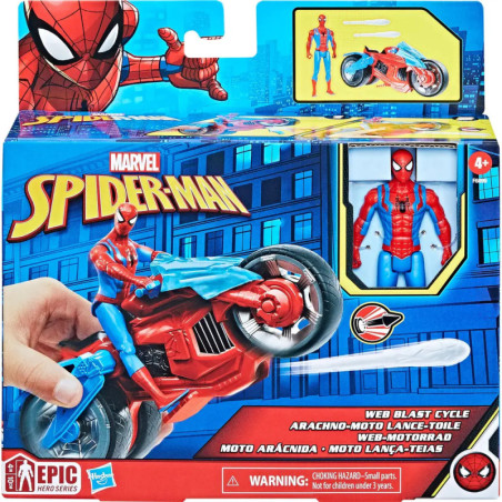 Web-Motorrad Spiderman