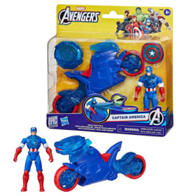 AV 10cm Cap Shield Shot Cycle Avengers