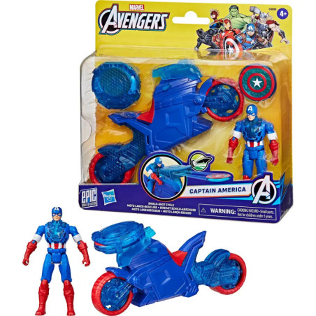 AV 10cm Cap Shield Shot Cycle Avengers