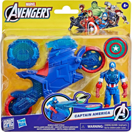 AV 10cm Cap Shield Shot Cycle Avengers