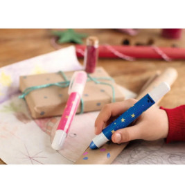 Metallic-Wachsmaler Sternenstaub 4er Set