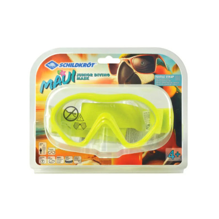 Schildkröt - Funsport - Tauchmaske MAUI Junior 4+, transparent-gelb Schildkröt - Funsport - Tauchmaske MAUI Junior 4+, transparent-gelb