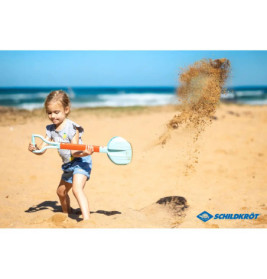 Schildkröt - Funsport - 2in1 Beachtoy Set, Schaufel + Kescher, rot-blau