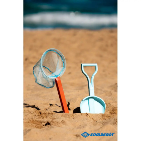 Schildkröt - Funsport - 2in1 Beachtoy Set, Schaufel + Kescher, rot-blau