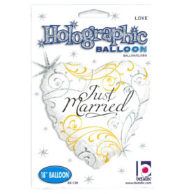 Fol-Ballon Just married '' incl.Helium