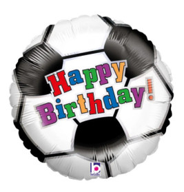 Birthday Fußball/Soccer 46 cm, incl. Helium