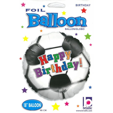 Birthday Fußball/Soccer 46 cm, incl. Helium