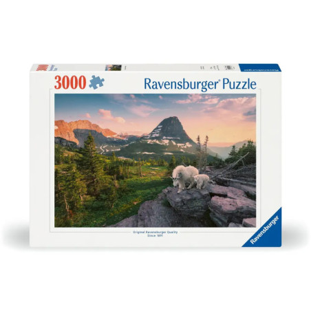 Puzzle Almbock mit Baby 3000 Teile