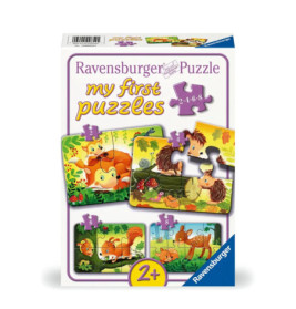 Ravensburger My First Puzzles, ab 2 Jahren, Tierpuzzles mit 2 bis 8 Teilen in einer Box.