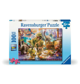 Puzzle Dinos im Kinderzimmer 100 Teile XXL