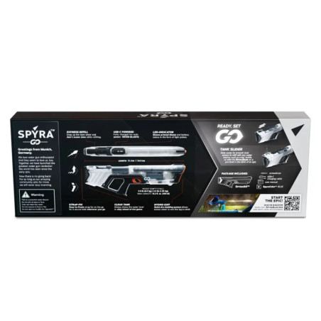 SpyraGO Clear Wasserpistole mi t LED Anzeige