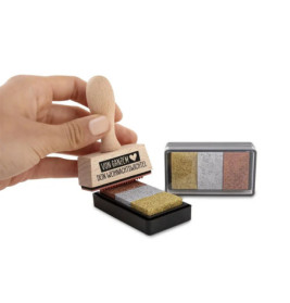 Stempelkissen Metallic - Gold, Silber, Bronze