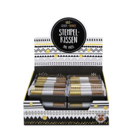 Stempelkissen Metallic - Gold, Silber, Bronze