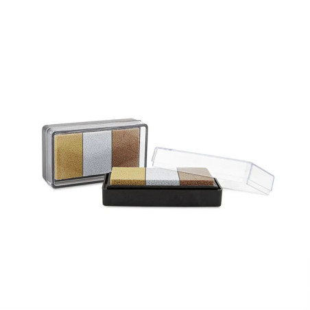 Stempelkissen Metallic - Gold, Silber, Bronze