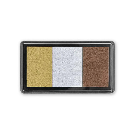Stempelkissen Metallic - Gold, Silber, Bronze