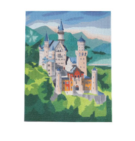 Crystal Art Leinwandbild Neusc hwanstein