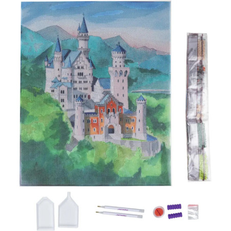 Crystal Art Leinwandbild Neusc hwanstein