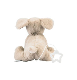 Spieluhr M Hund Lucky, graubeige