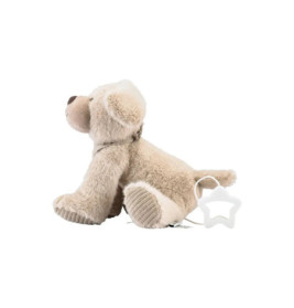 Spieluhr M Hund Lucky, graubeige