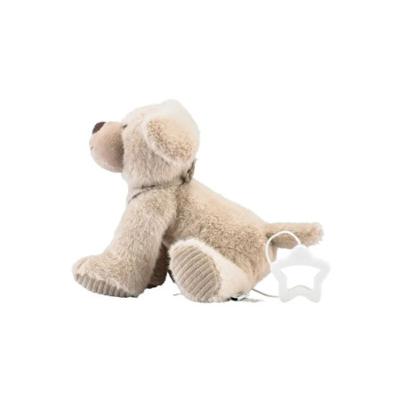 Spieluhr M Hund Lucky, graubeige