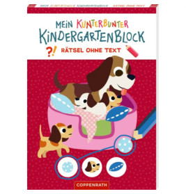 Mein k. Kindergartenblock: Rätsel ohne Text - Lieblingsti