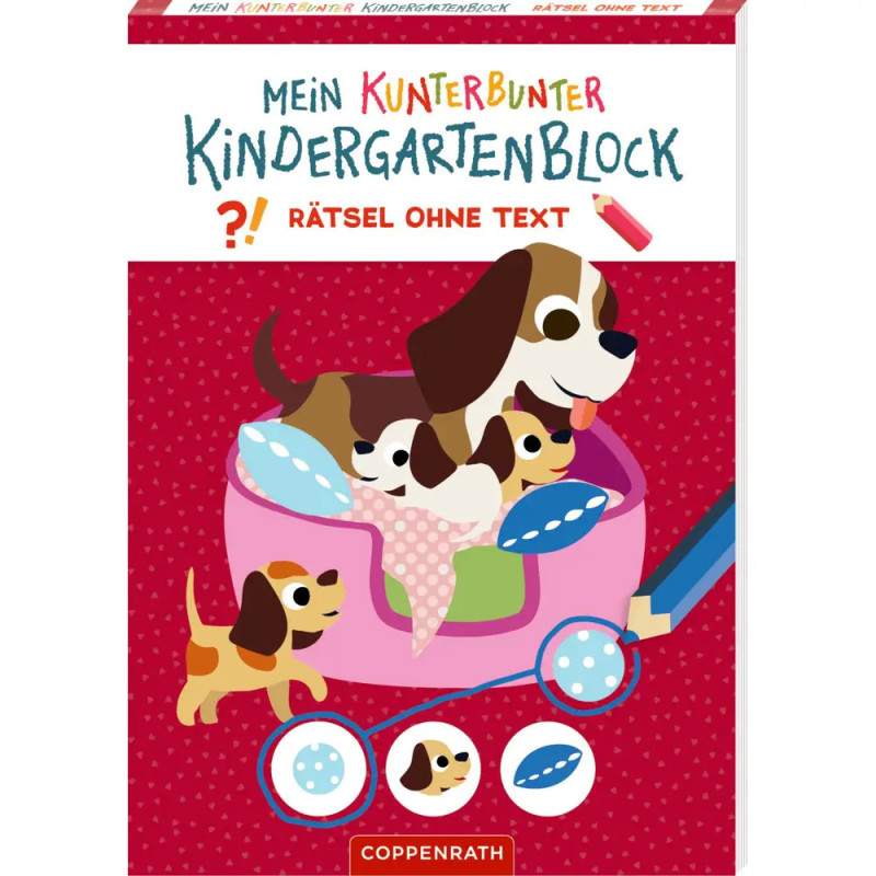 Mein k. Kindergartenblock: Rätsel ohne Text - Lieblingsti