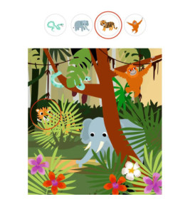 Mein k. Kindergartenblock: Rätsel ohne Text - Lieblingsti