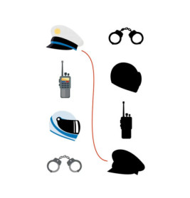 Mein k. Kindergartenblock: Rätsel - Feuerwehr & Polizei