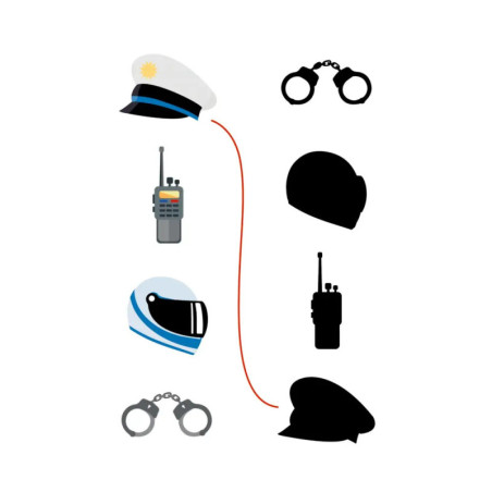 Mein k. Kindergartenblock: Rätsel - Feuerwehr & Polizei