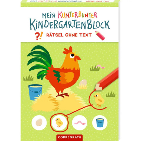 Mein k. Kindergartenblock: Rätsel Bauernhof