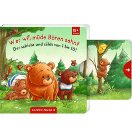 Drei Comic-Bären im Wald, einer klettert zu einem Bienenstock. Deutscher Text ist auf dem Cover zu sehen.