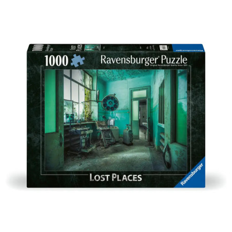 Ravensburger Puzzle mit 1000 Teilen: Verlassener, verfallener Medizinraum, Motiv Lost Places.