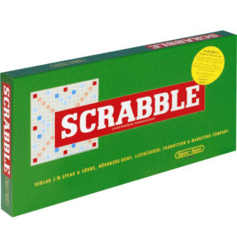Piatnik 55011 Scrabble Jubiläumsspiel mit Holzsteinen