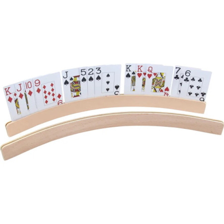 Kartenhalter Holz gebogen, circa 50 cm Kartenhalter Holz gebogen, circa 50 cm
