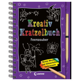 Loewe Kreativ-Kratzelbuch Feenzauber