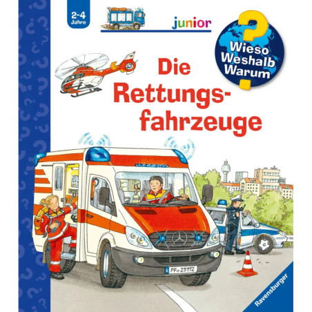 Ravensburger 32890 Wieso? Weshalb? Warum? junior, Band 23: Die Rettungsfahrzeuge WWW-junior (ab 01 0