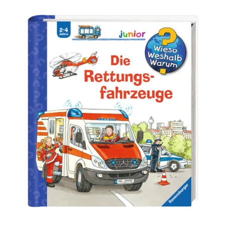 Ravensburger 32890 Wieso? Weshalb? Warum? junior, Band 23: Die Rettungsfahrzeuge WWW-junior (ab 01 0