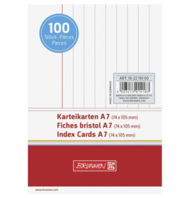 BRUNNEN 102270100  Karteikarten  weiß