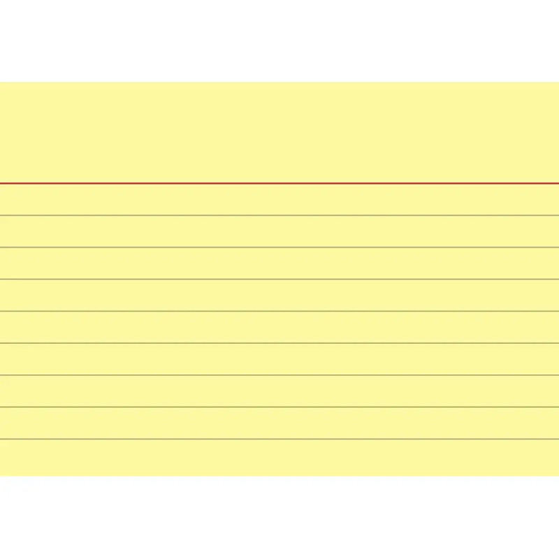 BRUNNEN 102270110  Karteikarten  gelb