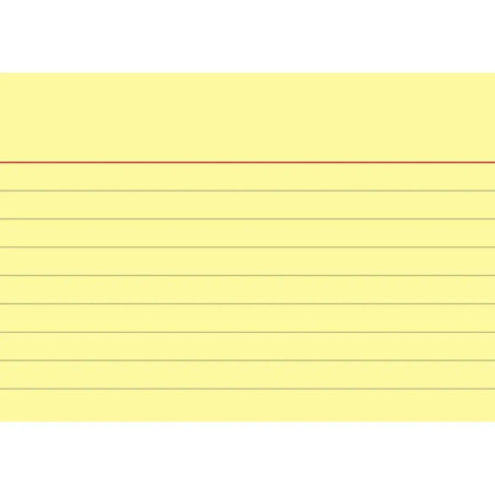 BRUNNEN 102270110  Karteikarten  gelb